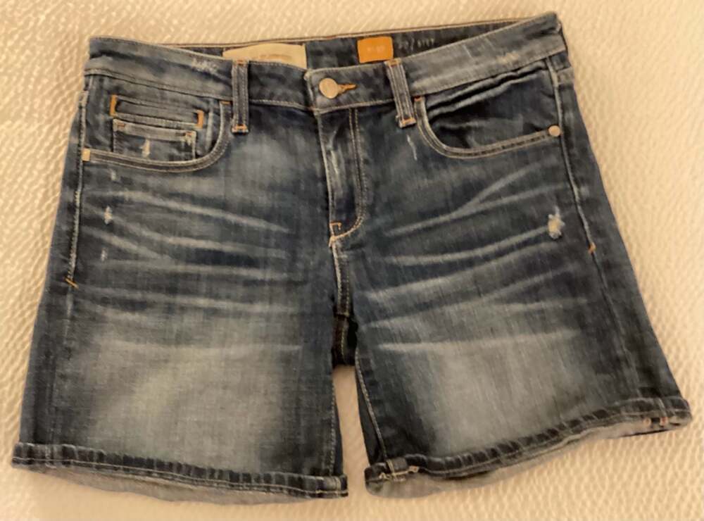 Pilcro and the Letterpress Stet Denim Shorts Size 27